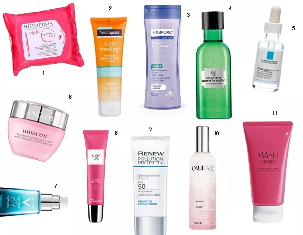 Resenha de produtos de skincare favoritos do momento