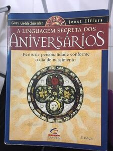 livro a linguagem secreta dos aniversários